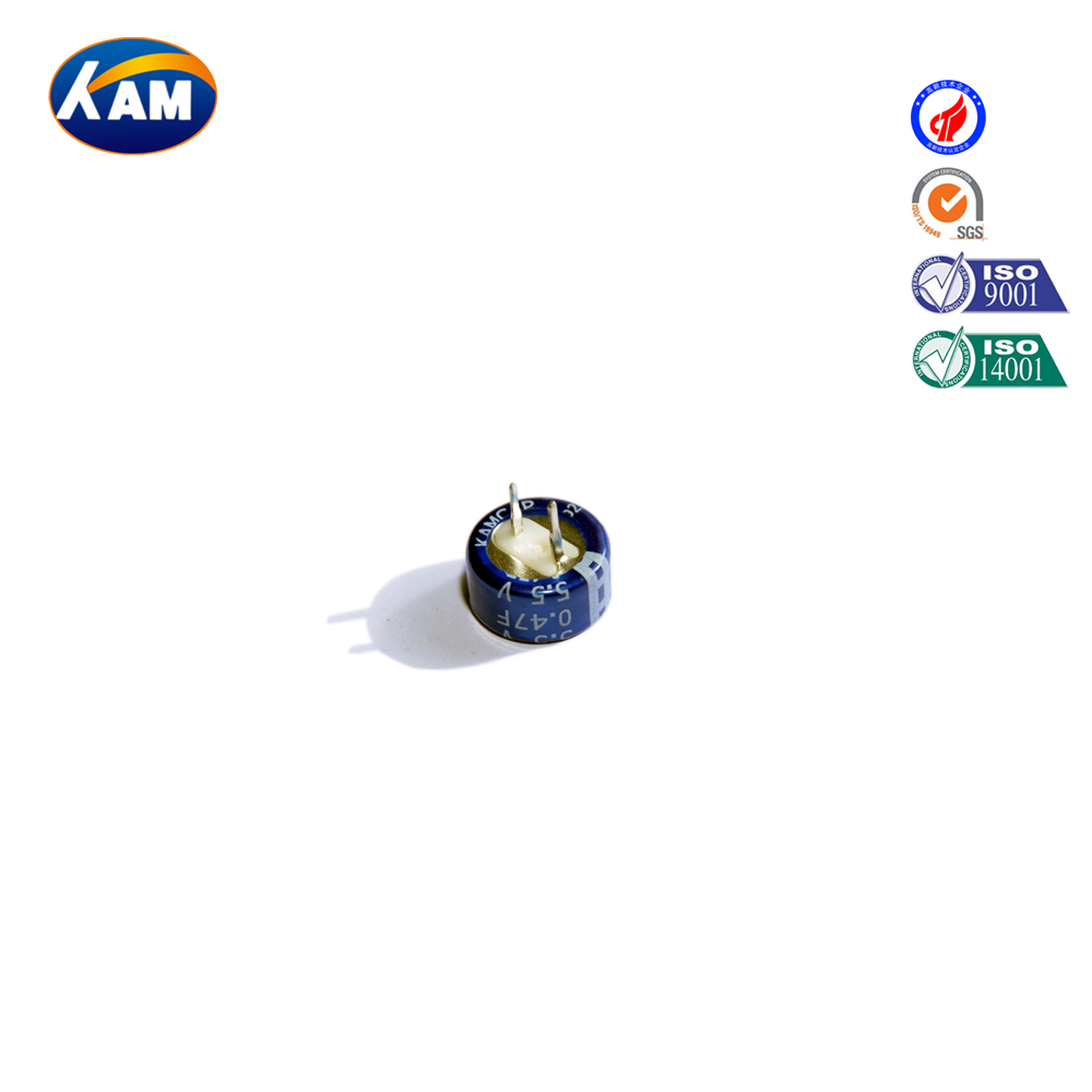 KAMCAP品牌厂家直销5.5V0.47F超级电容器法拉电容器