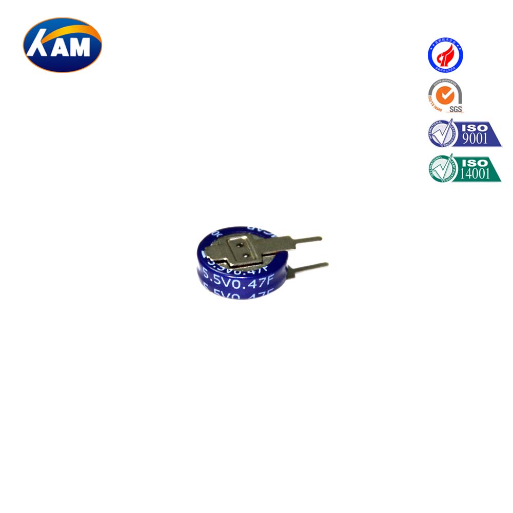 KAMCAP品牌厂家直销5.5V0.47F超级电容器法拉电容器