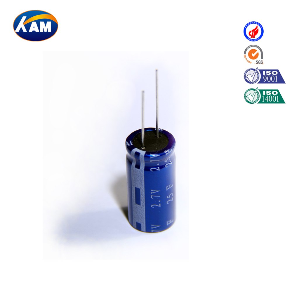KAMCAP品牌厂家直销2.7V25F超级电容器法拉电容器