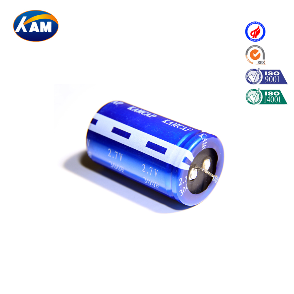 KAMCAP品牌厂家直销2.7V300F超级电容器法拉电容器