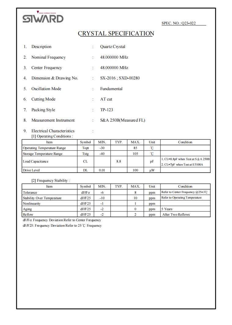 SIWARDϣXTL501100-Q23-022̨ϣ48M