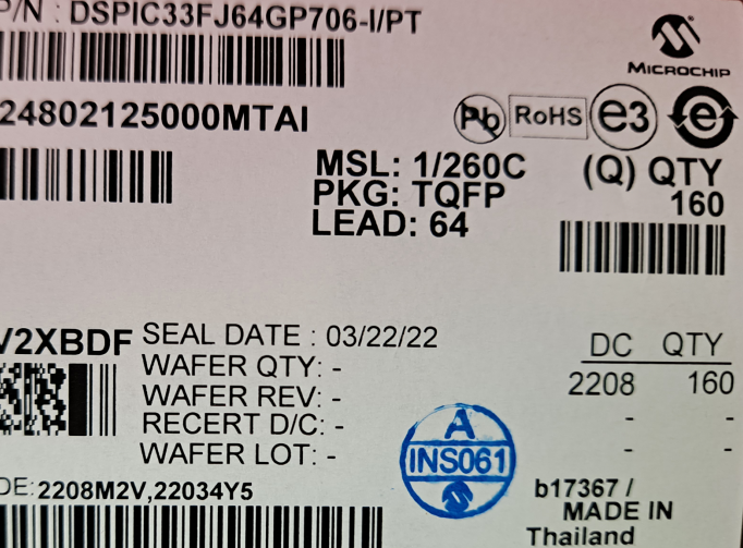 DSPIC33FJ64GP706-IPT