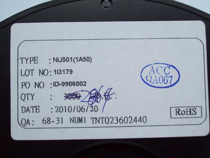 NU501 1A50 1A55 1A60