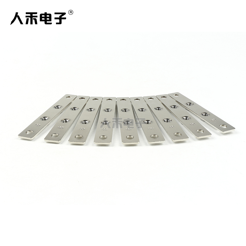 优质母线槽连接铜排 可激光打标 导电硬铜排连接件定制