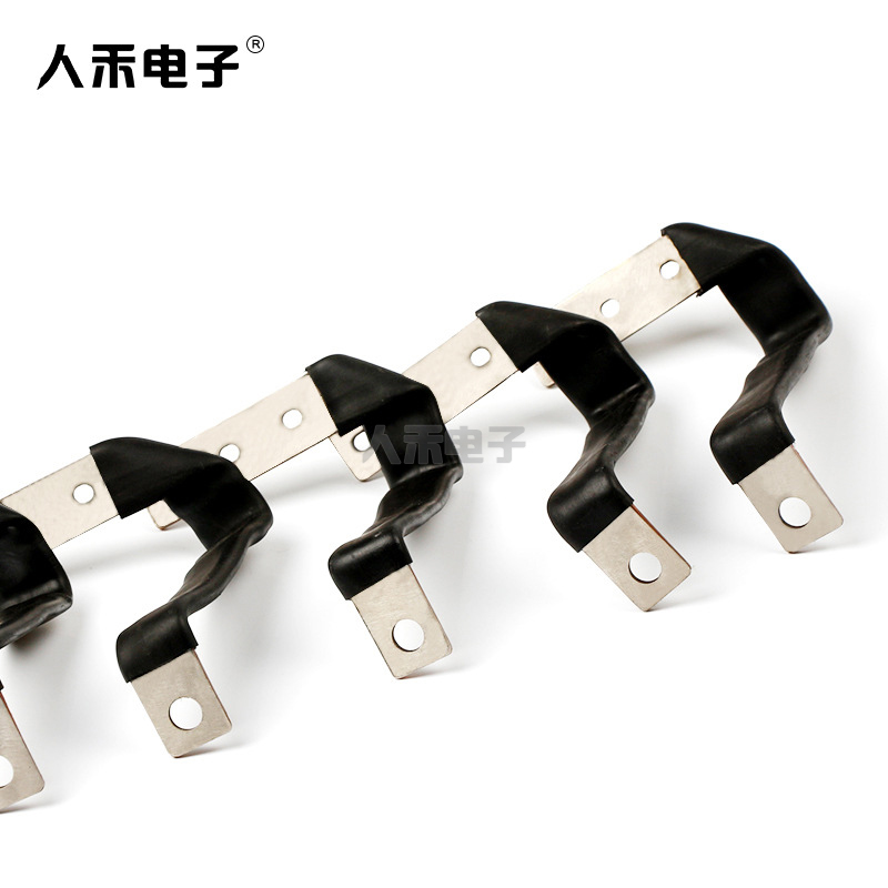 【人禾电子】定做铜皮软连接 电池箱铜排软连接 柔性母线铜软连接